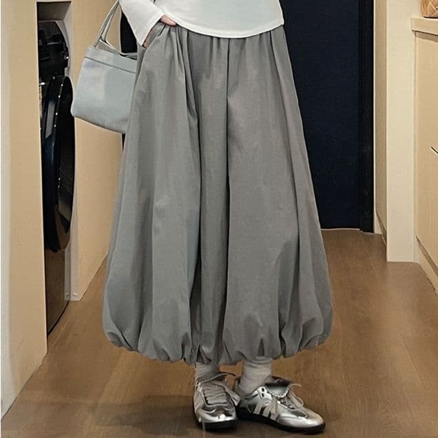 フォーマルカジュアル ふんわりバルーンスカート