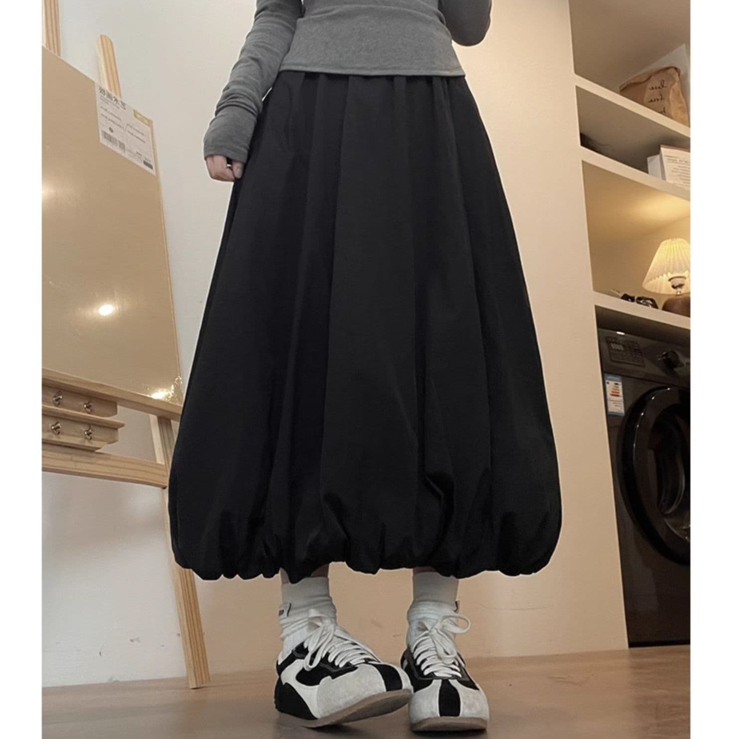 フォーマルカジュアル ふんわりバルーンスカート