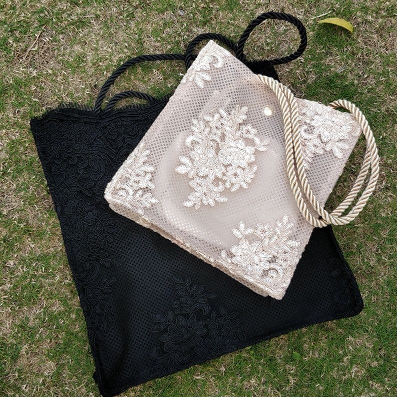 フォーマルカジュアル 華やか刺繍トートバッグ
